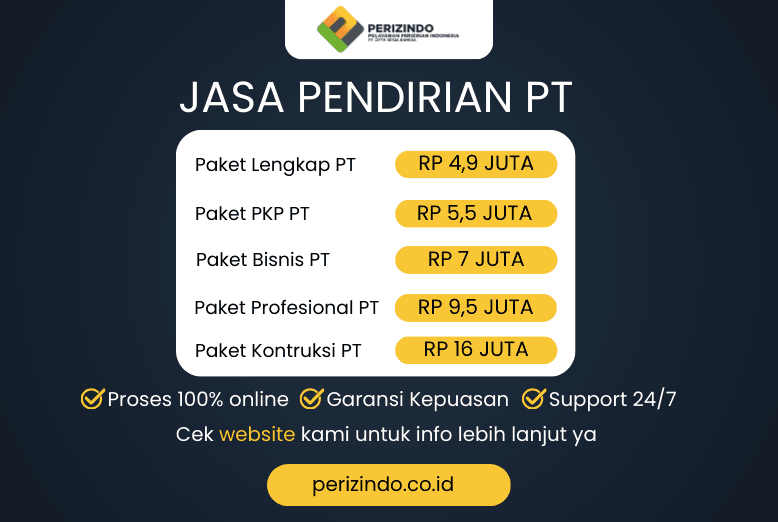 Jasa Pendirian PT