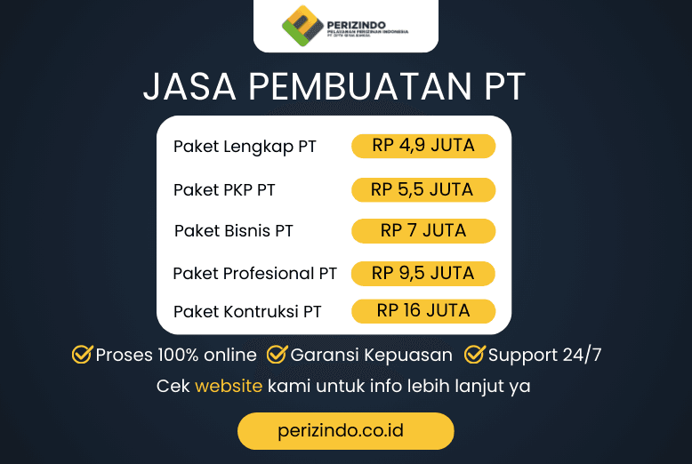 Jasa Pembuatan PT