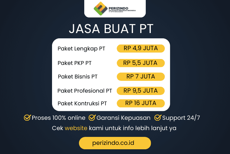 Jasa Buat PT