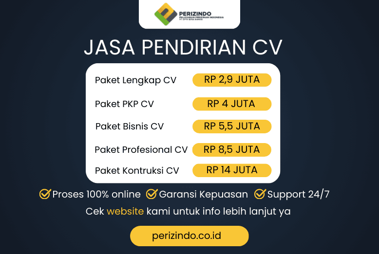 Jasa Pendirian CV
