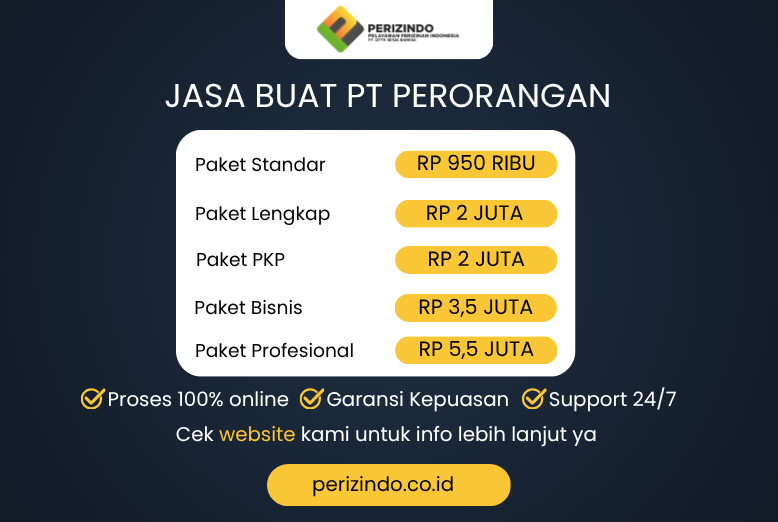 Jasa Buat Pt Perorangan