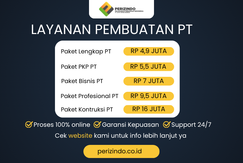 Layanan Pembuatan Pt