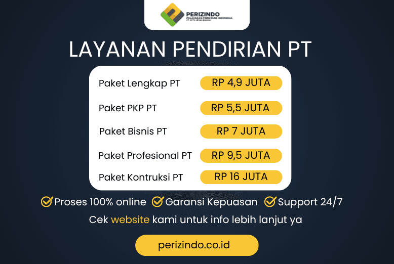 Layanan Pendirian Pt